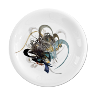 Wandschale Unikat "Untitled", Unikat Khaled Al-Saai, Ø 47 cm