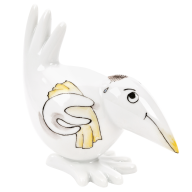 Vogel Spaßvogel, Sportler (Athlet, Wettkämpfer), H 6,5 cm