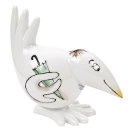 Vogel Spaßvogel, Tourist (Urlauber, Weltenbummler), H 6,5 cm