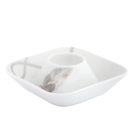 Eierbecher, Form "Nova", Passionsblume, 11,5 x 11,5 cm