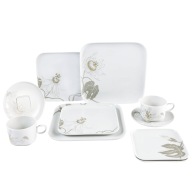 Starter-Set, 10-tlg. für 2 Personen, Form "Nova", Passionsblume