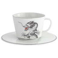 Cappuccinotasse, Form "Vitruv", Glücksdrache, V 0,2 l