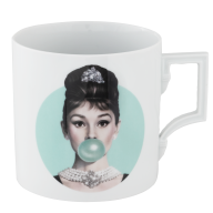 Big Mug, "Legends blowing Bubbles - Collection" by Michael Moebius, Audrey, blau, V 0,5 l