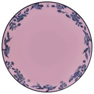 Dessertschale, Form "No 41", "The Original", rosa, Ø 18 cm