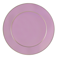 Starter- and Dessert Plate, Shape "No 41", "Urban Colors", pink, gold, Ø 22 cm