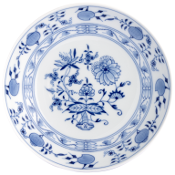 Dessertschale, Form "No 41", Zwiebelmuster, kobaltblau, weißer Rand, Ø 18 cm
