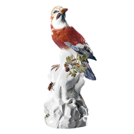 Vogel Eichelhäher, Bunt staffiert, H 39 cm