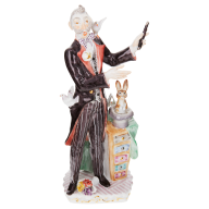 Zirkus Zauberer, Bunt und gold staffiert