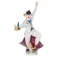 Zirkus Radfahrer, Bunt und gold staffiert