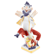 Rumpelstilzchen Märchenfiguren, Bunt und gold staffiert, H 10 cm