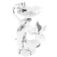 Tafelaufsatz Glaukos, Platinmalerei, H 47 cm