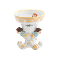 Salzgefäß "Gestreute Blumenzweige", L 8,5 cm