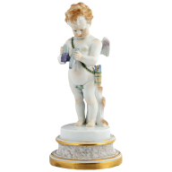 Love not war, Bunt und Gold staffiert; Nummerierung und Limitierung, H 21 cm