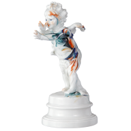 Amor, eine lange Nase drehend, Tattoo, H 20,5 cm