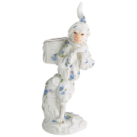 Affenkapelle Paukenträger, Gestreute Vergißmeinnicht, H 15 cm