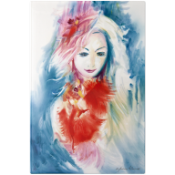 Wandgemälde "Anne", 53 x 36 cm