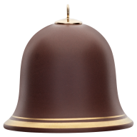 Miniatur-Glocke, Gold staffiert, H 5 cm