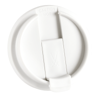 Kunststoffdeckel zu Coffee to go Becher, porzellanweiß