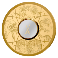 Medaille "315 Jahre MEISSEN" (1oz Au)