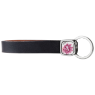 Schlüsselanhänger Ming-Drache Purpur, 925 Sterlingsilber