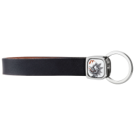 Schlüsselanhänger Ming-Drache Schwarz, 925 Sterlingsilber