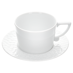 Cappuccino cup & saucer, Royal Blossom, white, Shape "No 41", V 0,2 l