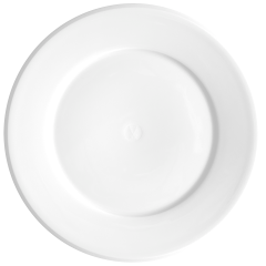 Starter- and Dessert Plate, Shape "Vitruv", white, Ø 22 cm