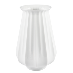 Lantern vase, medium, white, H 24 cm