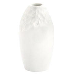 Candle stick, large, hand axe series, white, H 14,5 cm