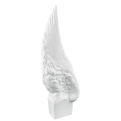 Figur Schwinge groß, Weiß, H 39 cm