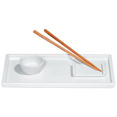 Sushi set, 4-pcs, Shape "MEISSEN® Cosmopolitan", white