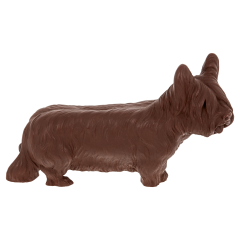 Skyeterrier, Böttgersteinzeug, H 13 cm