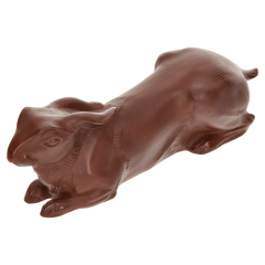 Hase, Böttgersteinzeug, H 5 cm