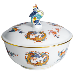 Dose mit Drache, Limitierte Meisterwerke, Ø 18,5 cm