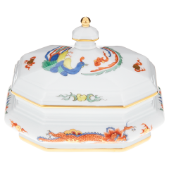 Dose "Regenbogendrache", H 9,2 cm