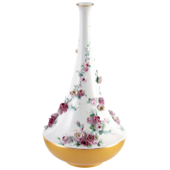 Vase mit Belag, Unikat Horst Bretschneider, H 50 cm