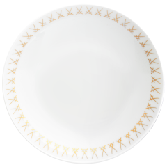 Dessertschale, Form "No 41", Swords Luxury Gold, Schwerterkante, Ø 18 cm