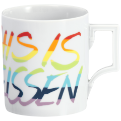 Henkelbecher, Form "Berlin", CSD - "This is Meissen", Regenbogenfarben, V 0,25 l