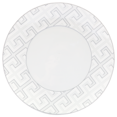 Dinner Plate, large, Shape "MEISSEN® Cosmopolitan", Royal Palace,white with grey contour, Ø 30 cm