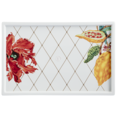 Platte, Form "MEISSEN® Cosmopolitan", "Sweet Exotics", 28 x 18,5 cm