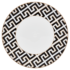 Starter- and Dessert Plate, Shape "MEISSEN® Cosmopolitan", Royal Palace, black, Ø 22,5 cm