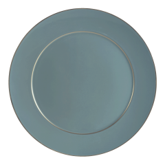 Starter- and Dessert Plate, Shape "No 41", "Urban Colors", petrol, gold, Ø 22 cm