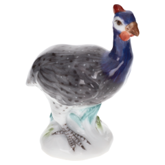 Vogel Perlhuhn, Bunt staffiert, H 5 cm