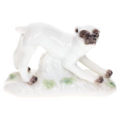 Hund Dänischer Hund, stehend, Bunt staffiert