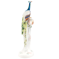 Pfauhahn und Henne, Lim. 25, H 48 cm