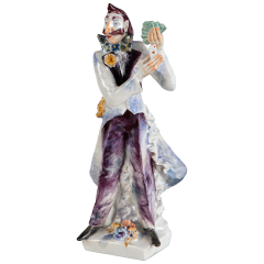 Zirkus Zauberer, Bunt und gold staffiert