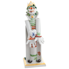 Figur "Herz für Weißes Gold" von Peter Strang, H 21 cm