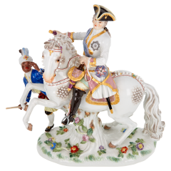 Empress Elisabeth II on horseback, H 23 cm