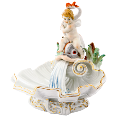 Schale "Delphinbrunnen", H 17 cm