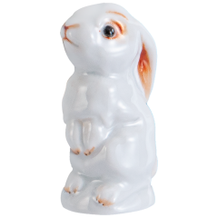 Hase Tierkind, Rot staffiert - Leicht, H 5 cm